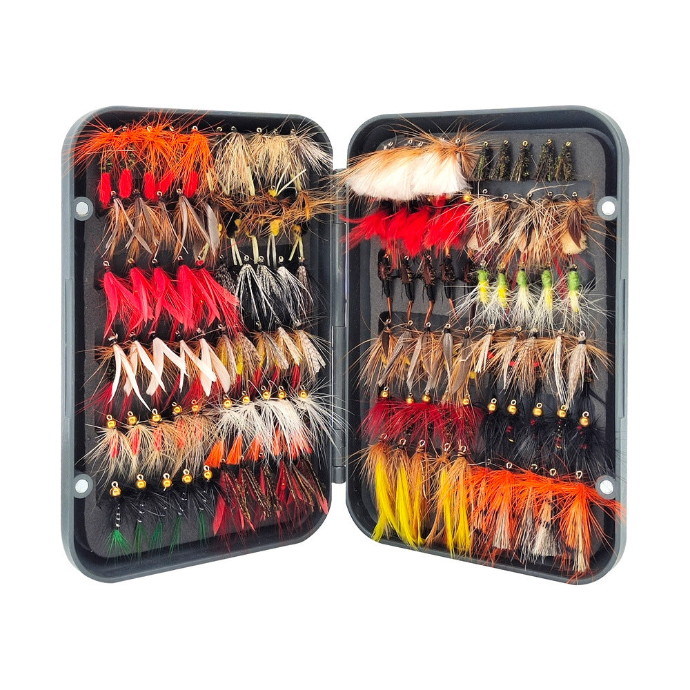 120pcs Fly Fishing Flies Kit