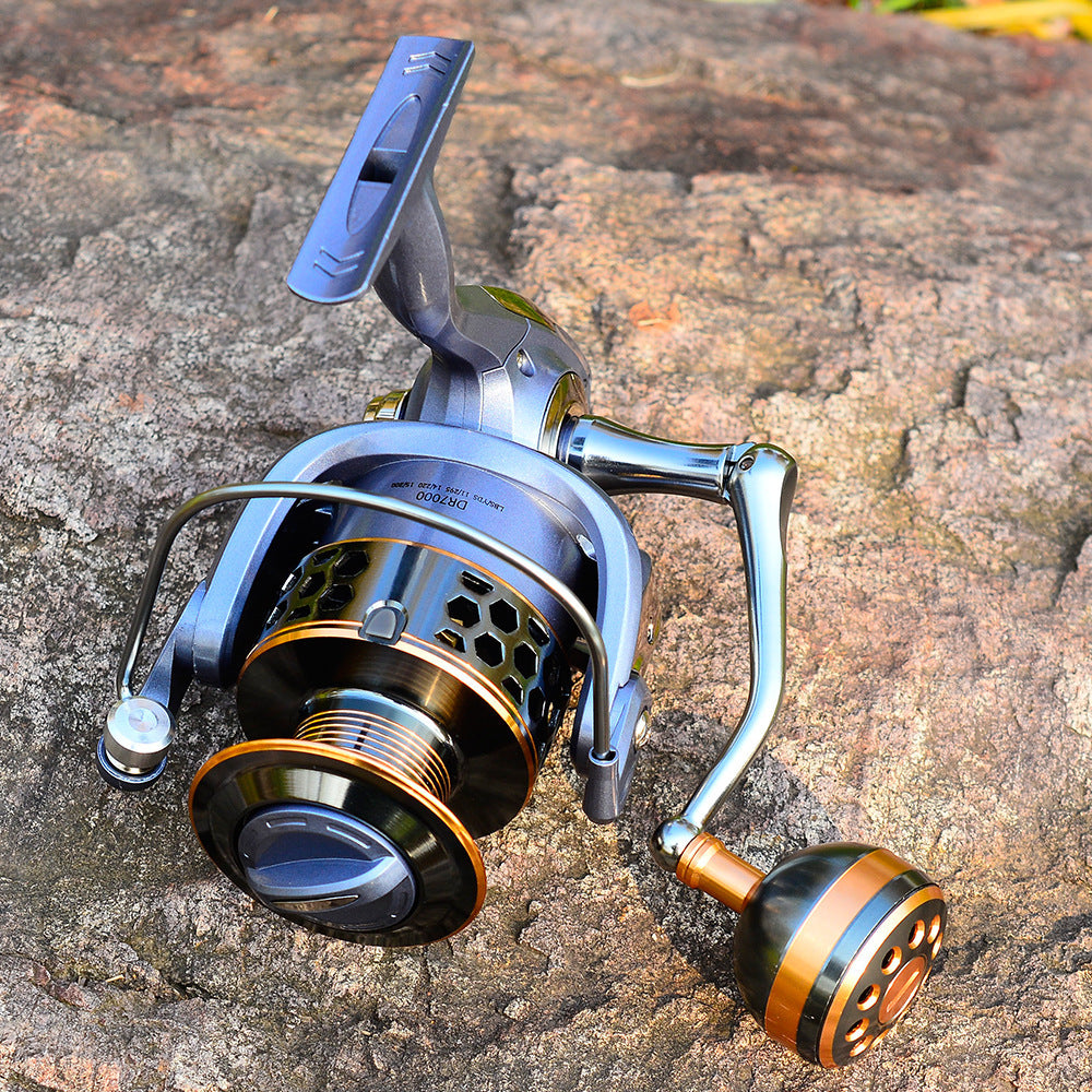 All-Metal Spool Spinning Reel for Lure Fishing – Long Cast Surf & Trolling Reel for Offshore, Rock Fishing & Big Game