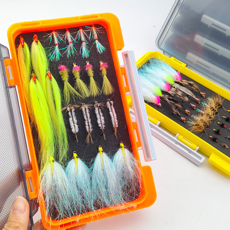 DZ Angling Premium Fly Fishing Lure Kits | 20-31 PCS Hand-Tied Streamers Nymphs Wet Flies Assortment with Waterproof Box