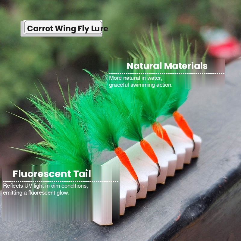 DZ Angling Premium Tenkara Fly Set | 12 Count Hand-Tied Kebari Flies Kit with Waterproof Aluminum Pocket Storage Box