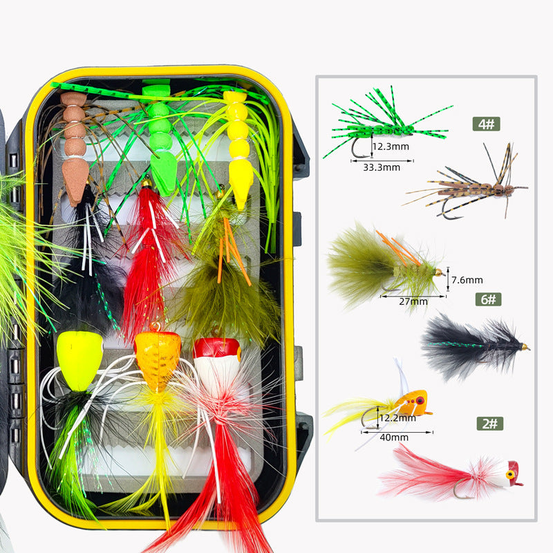 Unleash the Hunt: The Ultimate 18-Piece Bass & Pike Predator Fly Assortment