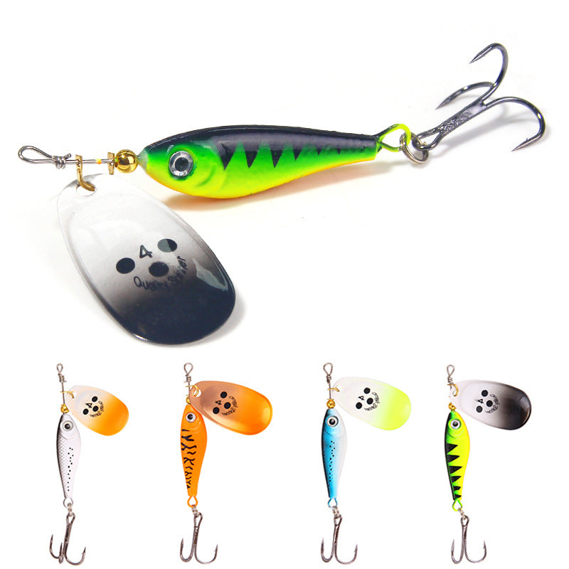 15g Metal Spinner VIB Lure with Treble Hooks – Long Casting Vibrating Spoon Bait for Freshwater & Saltwater, Full Water Column Search, Bulk Pack