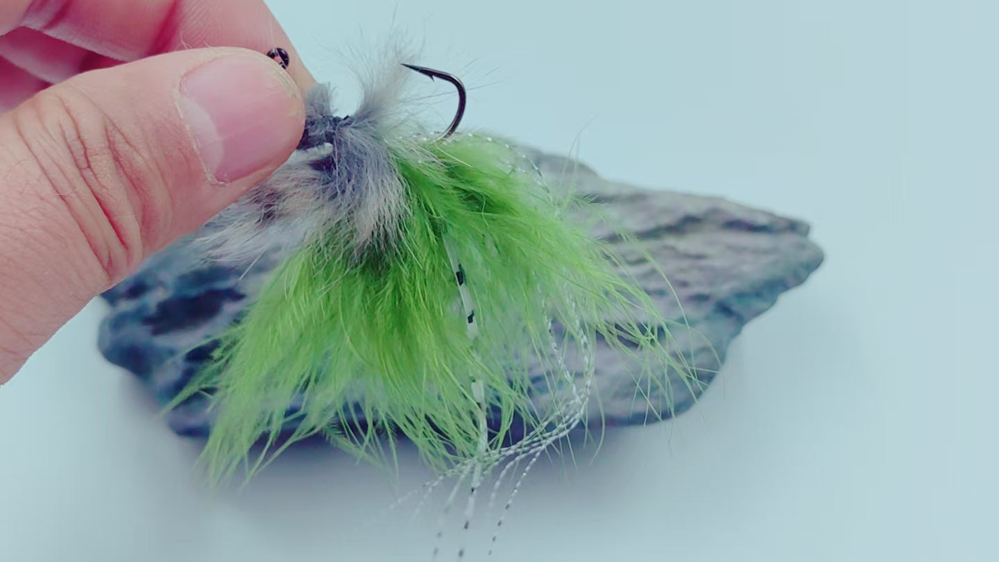 Feathered Jig with Wide-Gap Alloy Hook – Snag-Resistant Finesse Lure for Perch, Mandarin Fish & Bass | Heavy-Duty Root Fishing Jig