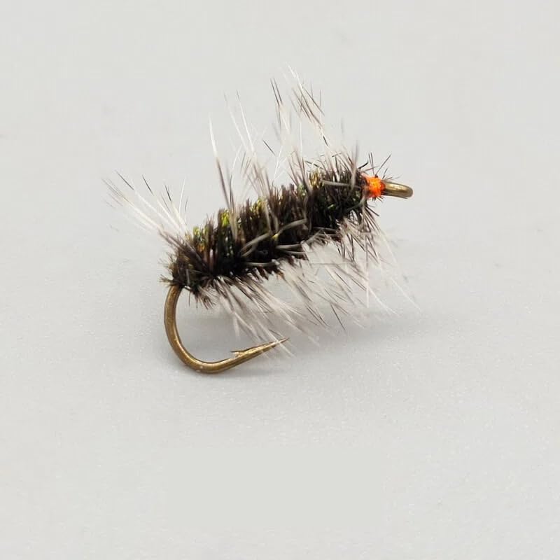 18Pcs Dry Fly Fishing Lures Kit - Professional Assorted Topwater Fly Set - Essential Gear for Trout and Bass,Hook Size #8,#10,#12, #14
