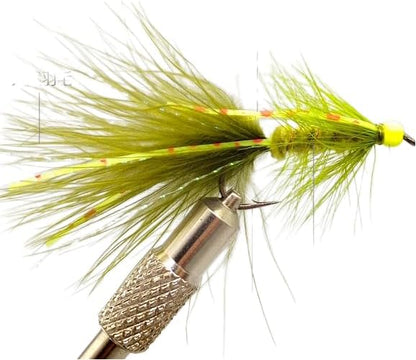6-Pack Weighted Bead Head Woolly Bugger Streamer Flies - Lifelike Silicone Legs & Premium Marabou - Versatile Pattern for Trout, Bass, Salmon, Steelhead in Rivers & Lakes