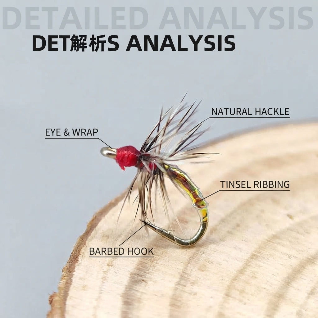 DZ Angling | Size #20 Slow-Sinking Emerger & Dry Fly – 10-Pack Hand-Tied Micro Flies for Wary Trout
