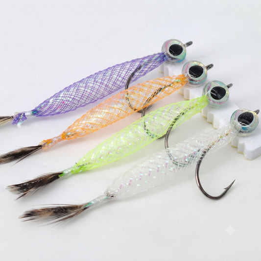 Pro-Series Baitfish Streamer – Holographic Mylar Tube Fly for Bass, Pike & Striper, Size 4, Hand-Tied Precision