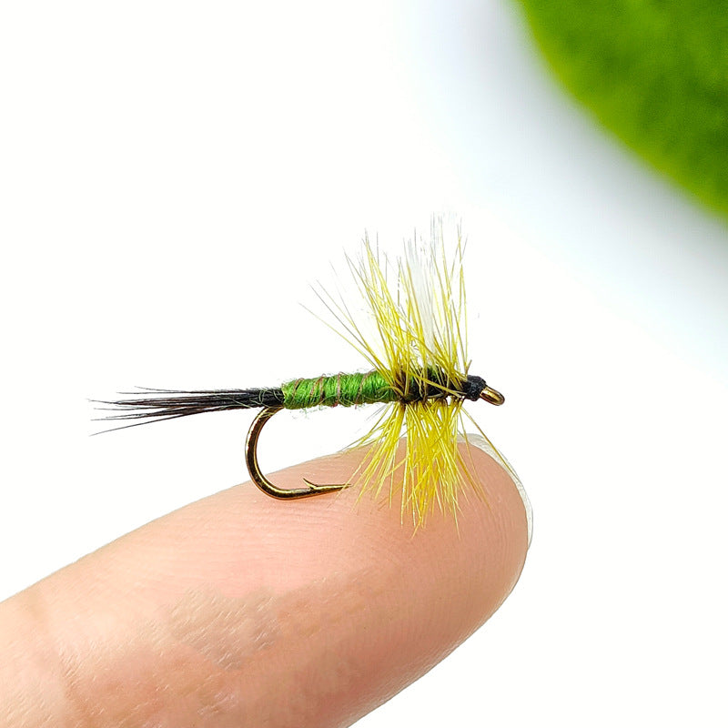 DZAngling Expert-Tied Mayfly Dry Flies (5-Pack)  Hook Size #14 | Handcrafted Trout Flies for Technical Waters