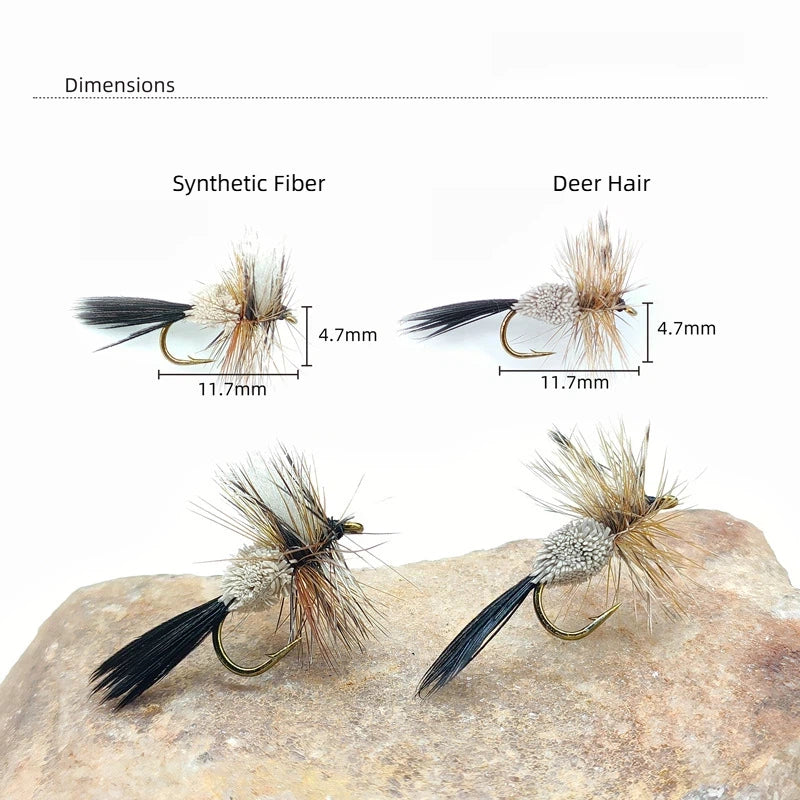 5-Pack Dry Fly Fishing Lures