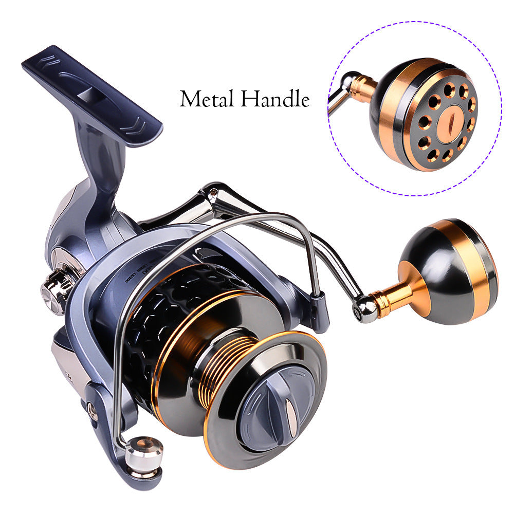 All-Metal Spool Spinning Reel for Lure Fishing – Long Cast Surf & Trolling Reel for Offshore, Rock Fishing & Big Game