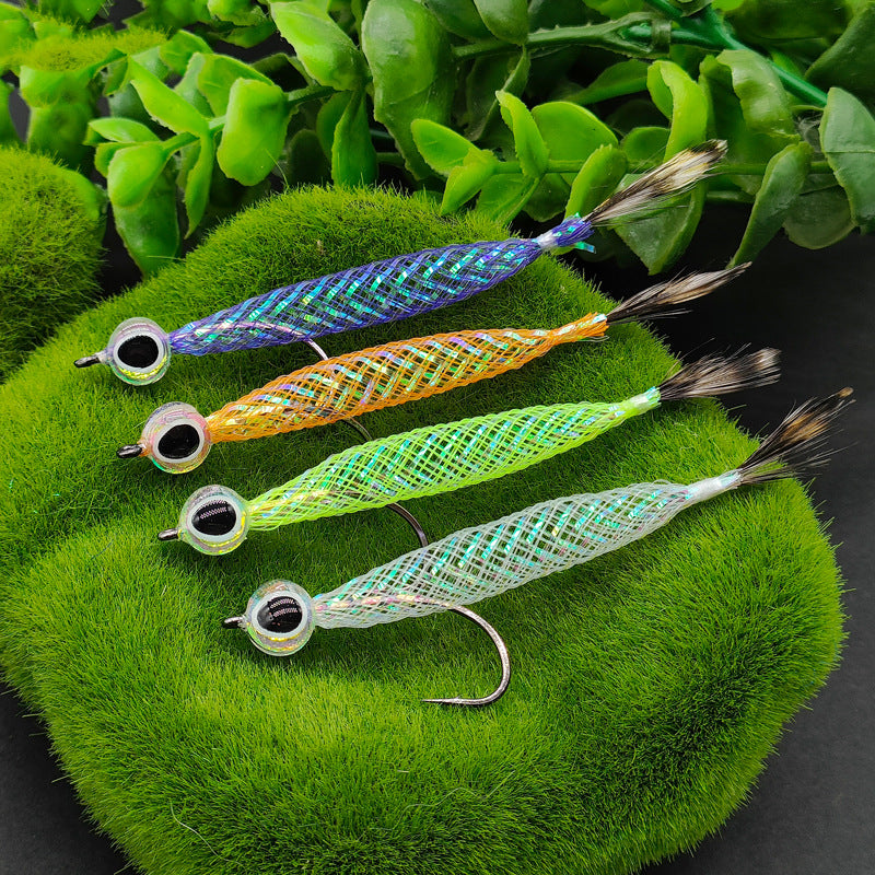 Pro-Series Baitfish Streamer – Holographic Mylar Tube Fly for Bass, Pike & Striper, Size 4, Hand-Tied Precision