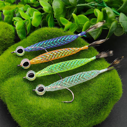 Pro-Series Baitfish Streamer – Holographic Mylar Tube Fly for Bass, Pike & Striper, Size 4, Hand-Tied Precision