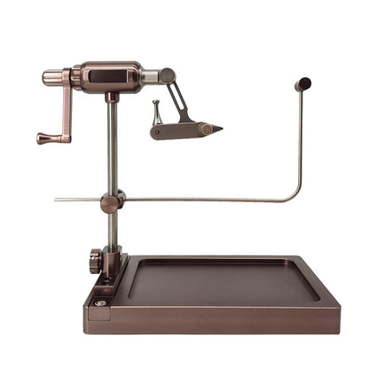Professional Rotary Fly Tying Vise - Precision Tool for Hand-Tied Fishing Flies (Includes 5-Piece Tool Starter Kit),Lifetime warranty