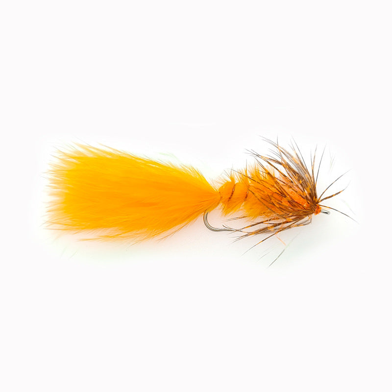 Flies – Natural Feathers, High-Visibility Colors, Size 8 Hook | Ideal for Trout, Grayling, Bass & More in Streams, Lakes & Low-Visibility Water