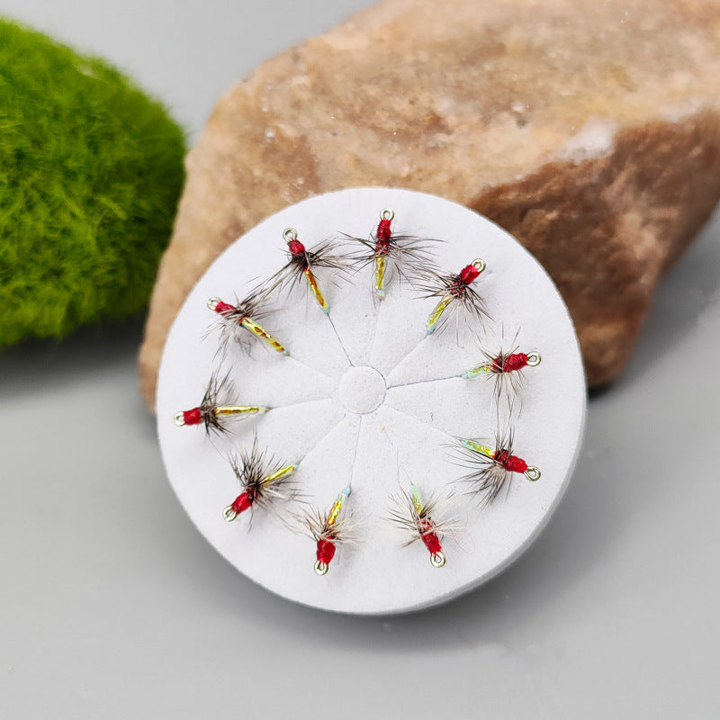 DZ Angling | Size #20 Slow-Sinking Emerger & Dry Fly – 10-Pack Hand-Tied Micro Flies for Wary Trout