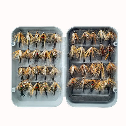 24/40-Pack Classic Royal Wulff Wet Fly - Size 12# Hook - Life-Like Mimicry for Trout, Salmon & Predatory Fish, Fly Assortments