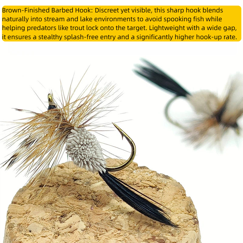 5-Pack Dry Fly Fishing Lures