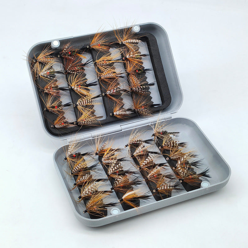 24/40-Pack Classic Royal Wulff Wet Fly - Size 12# Hook - Life-Like Mimicry for Trout, Salmon & Predatory Fish, Fly Assortments