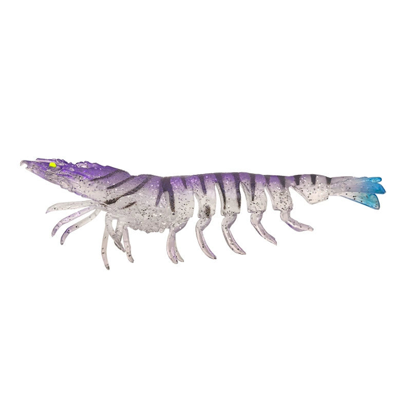 Lure Shrimp Soft Bait — Realistic, lifelike shrimp design with a soft, bouncy texture for excellent palatability and irresistible appeal to predatory fish.Glow-in-the-dark