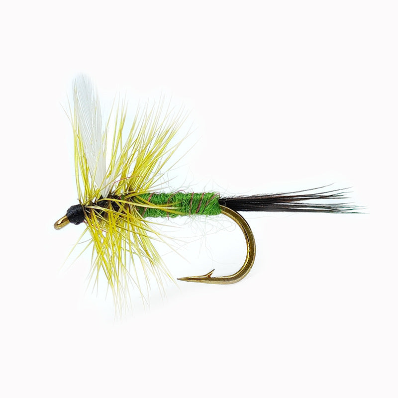DZAngling Expert-Tied Mayfly Dry Flies (5-Pack)  Hook Size #14 | Handcrafted Trout Flies for Technical Waters