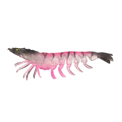 Lure Shrimp Soft Bait — Realistic, lifelike shrimp design with a soft, bouncy texture for excellent palatability and irresistible appeal to predatory fish.Glow-in-the-dark