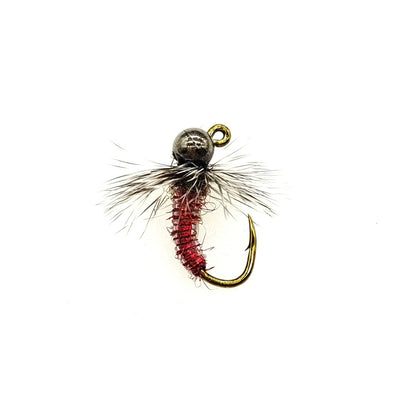 DZ Angling | Tungsten Bead Head UV Flash Jig Nymph – Professional Subsurface Fly Fishing Lure with Luminous Glow Effect (10#, 5-Piece / 10-Piece Pack)