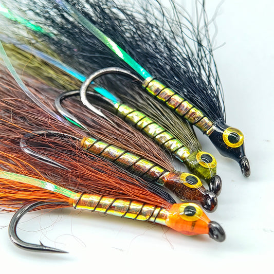 Deceiver Fly Fishing Lures Saltwater Streamer Flies - Hand Tied Realistic Baitfish for Tarpon, Pike, Bass, Snook, Redfish