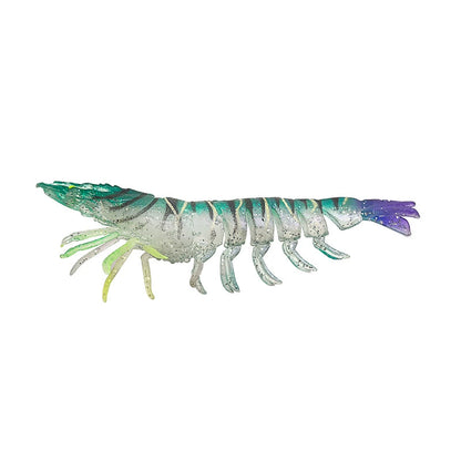 Lure Shrimp Soft Bait — Realistic, lifelike shrimp design with a soft, bouncy texture for excellent palatability and irresistible appeal to predatory fish.Glow-in-the-dark