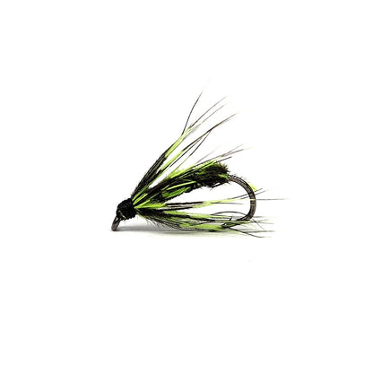 DZ Angling| 10-Pack Hand-Tied Black Mosquito Dry Fly - High-Simulation Floating Midge Pattern for Trout, Chub, and Micro-Fishing (#14-#18)