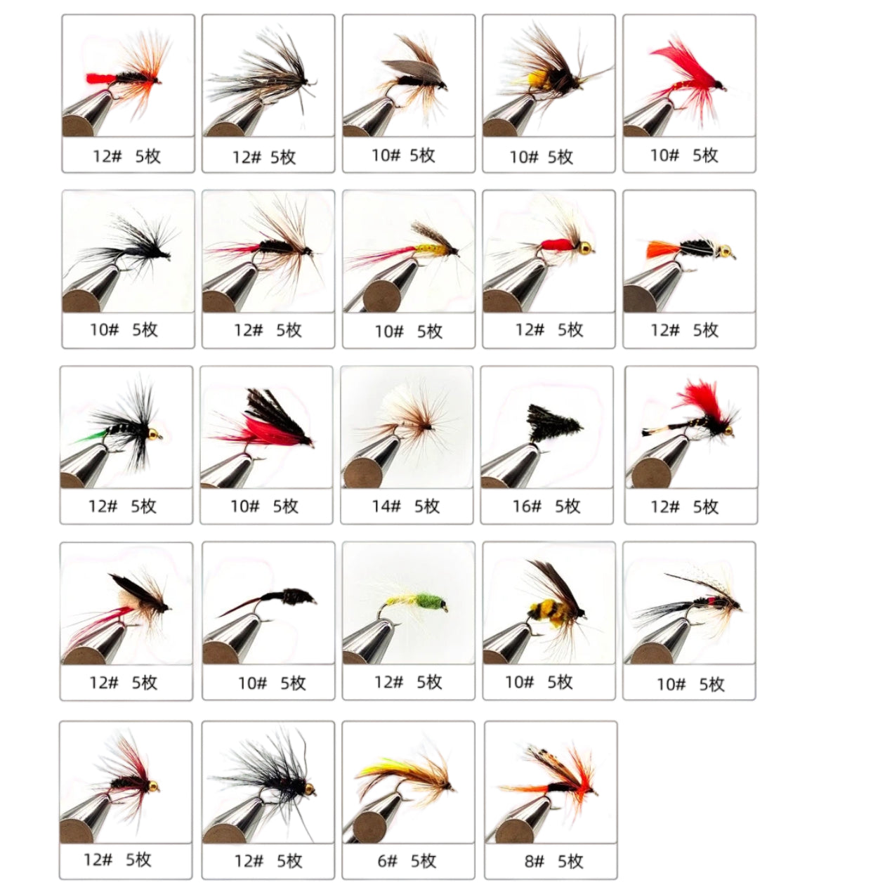 120pcs Fly Fishing Flies Kit - Ultimate Dry & Wet Fly Lures Assortment with Waterproof Fly Box, Hand-Tied Trout, Bass & Salmon Fishing Gear, High-Value Fishing Gift Set