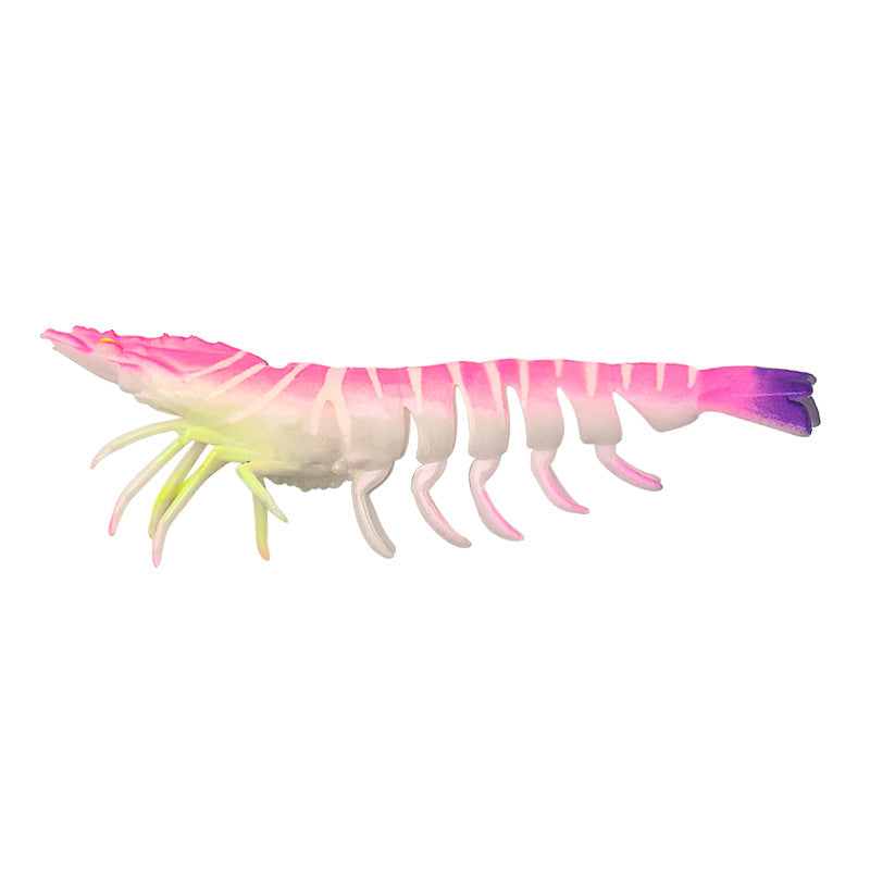Lure Shrimp Soft Bait — Realistic, lifelike shrimp design with a soft, bouncy texture for excellent palatability and irresistible appeal to predatory fish.Glow-in-the-dark