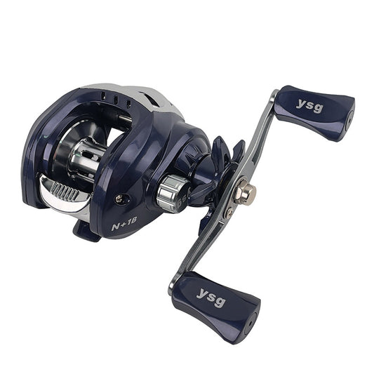 Lightweight Baitcasting Reel for Micro Lure & Long Cast – 7.1:1 High Speed, 12-Stage Dual Magnetic Brake, CNC Aluminum Spool, Ceramic Level-Wind, Star Drag, Metal Handle