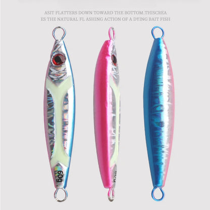 Slow Pitch Jig Lure for Sea Fishing – UV Reflective "Chubby" Metal Vibration Bait with Spinner Blade & Single Hook, Multiple Weights (0.5oz–3.5oz) for Mackerel, Tuna, Spanish Mackerel, Barracuda